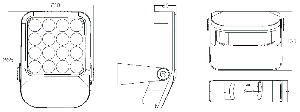投光燈YGCL-TA48(圖2) 投光燈YGCL-TA48(圖2)